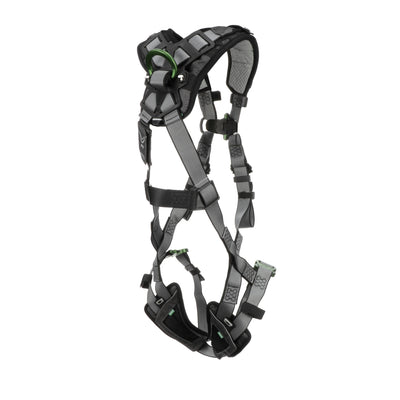 MSA V-FIT Harness w/Back D-Ring - Quick-Connect Leg Straps - Shoulder & Leg Padding - Extra Small - 10194944