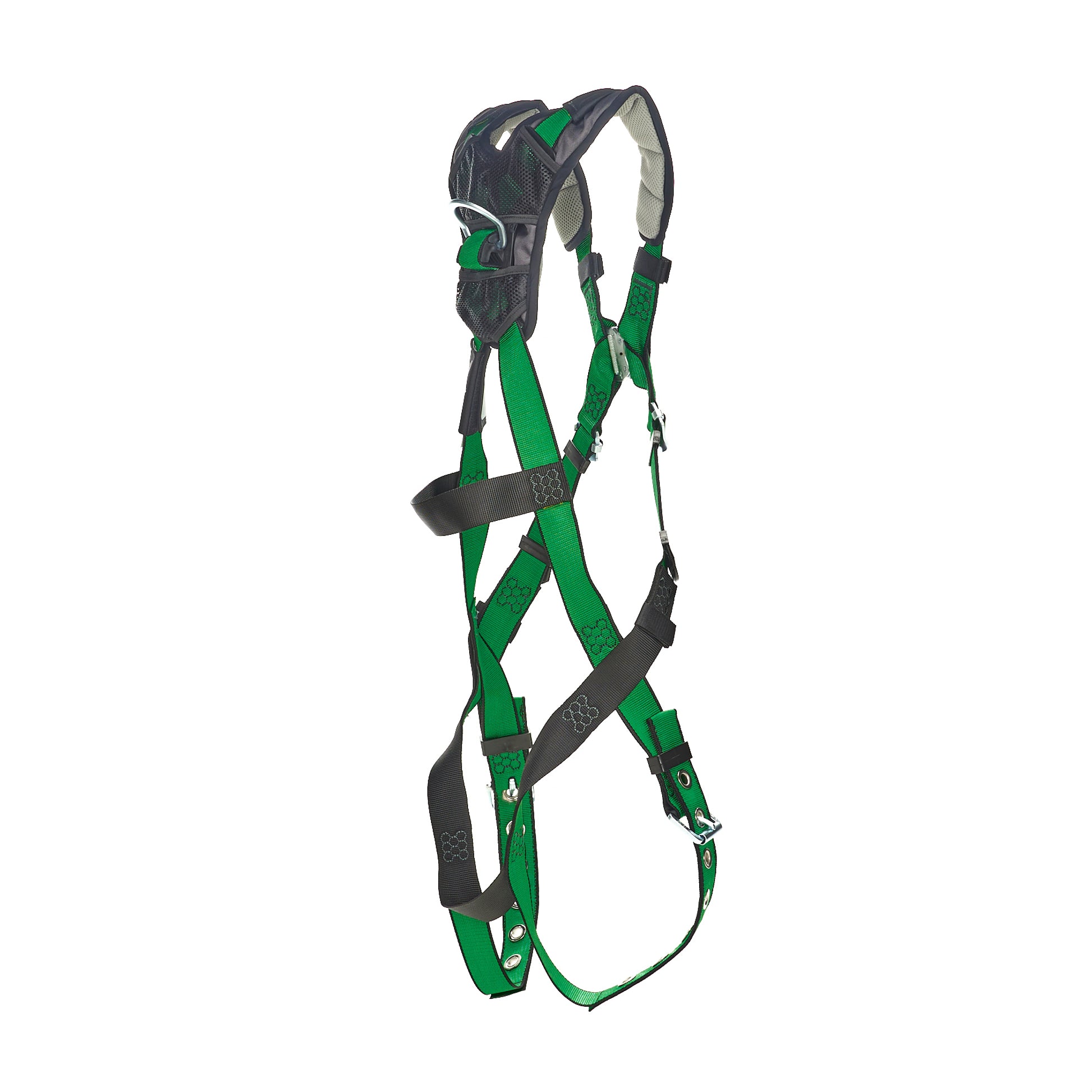 MSA V-FORM+ Harness w/Back D-Ring - Tongue Buckle Leg Straps - Super Extra Large - 10206087