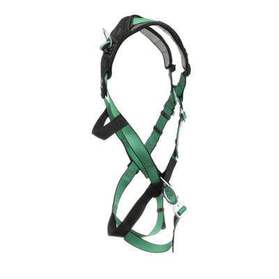 MSA V-FORM+ Harness w/Back & Side D-Rings - Quick Connect Leg Straps - Extra Small - 10206104