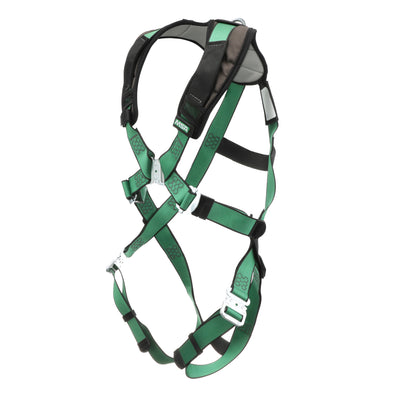 MSA V-FORM+ Harness w/Back D-Ring - Quick Connect Leg Straps - Extra Small - 10206100