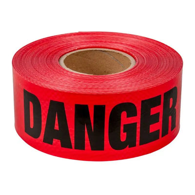 Danger Barricade Tape 3" x 500' x 5 Mil Reinforced - 16031
