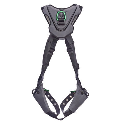 MSA V-FLEX Harness w/Back & Front D-Rings - Tongue Buckle Leg Straps - Extra Small - 10211320