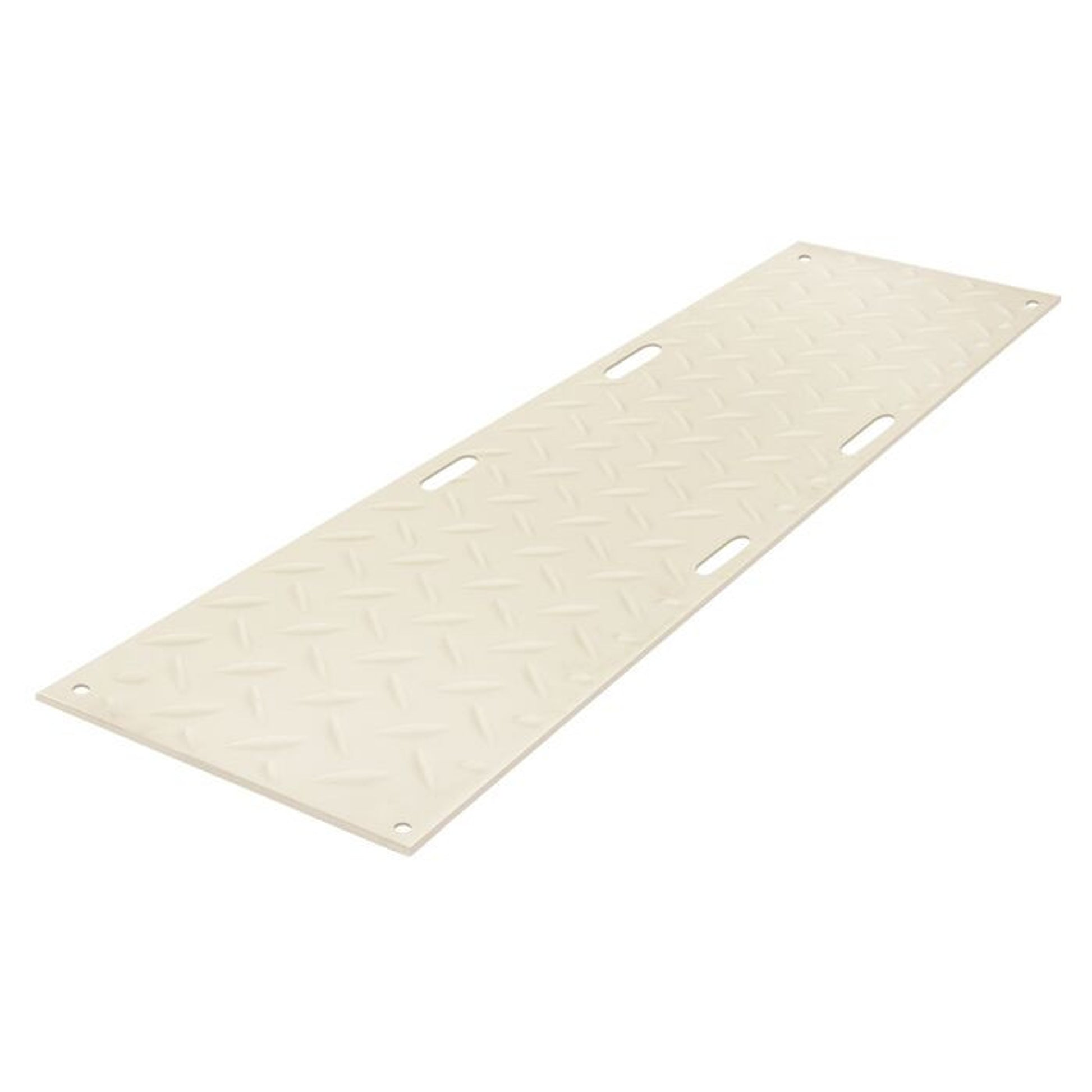 Ground Protection - AlturnaMat - 2' X 8' - One Side Smooth - Clear - With Hand Holes - 120 Ton Load - CM28S1HH8