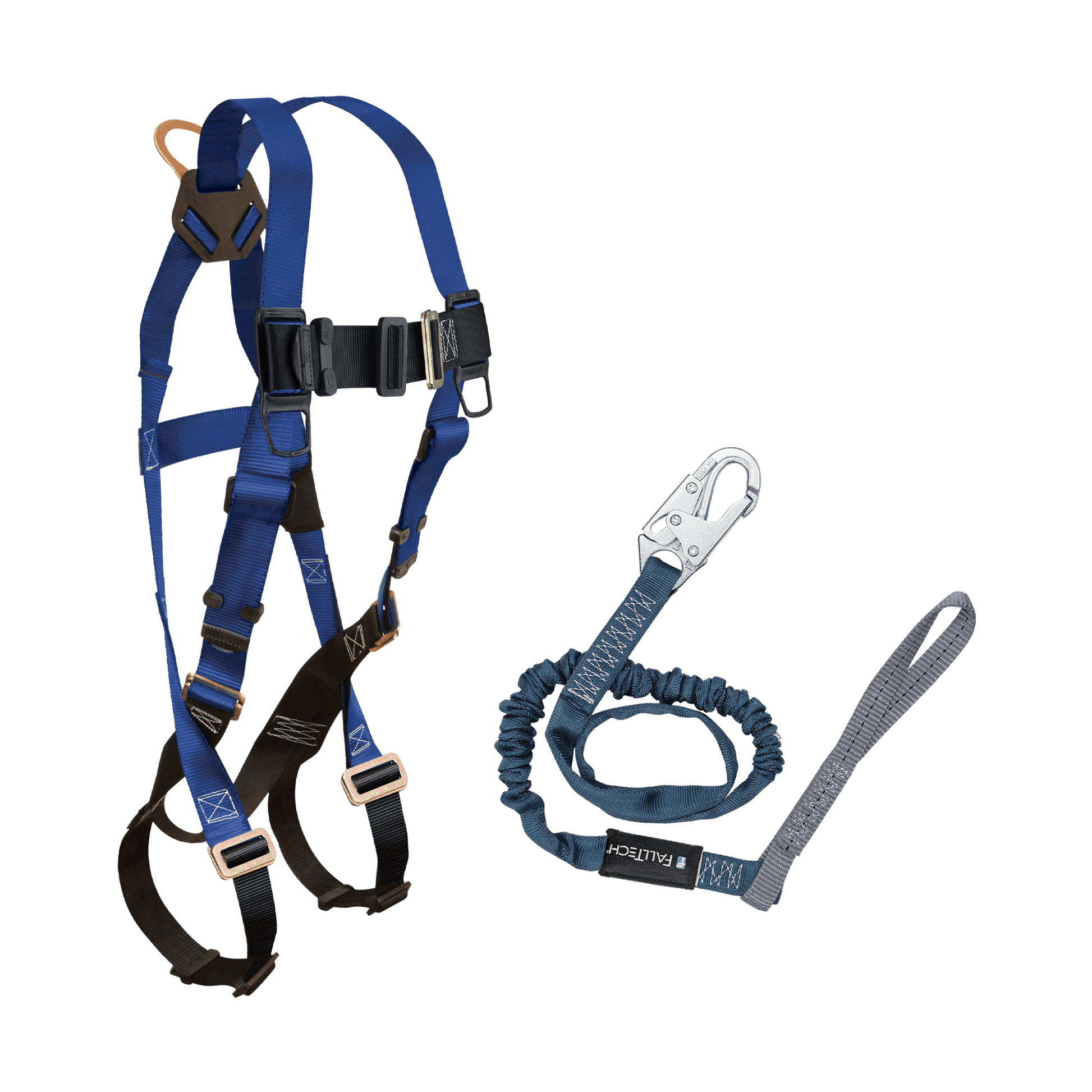 FallTech Harness and Lanyard 2-pc Combination 7015 with 8259L - CMB158259L
