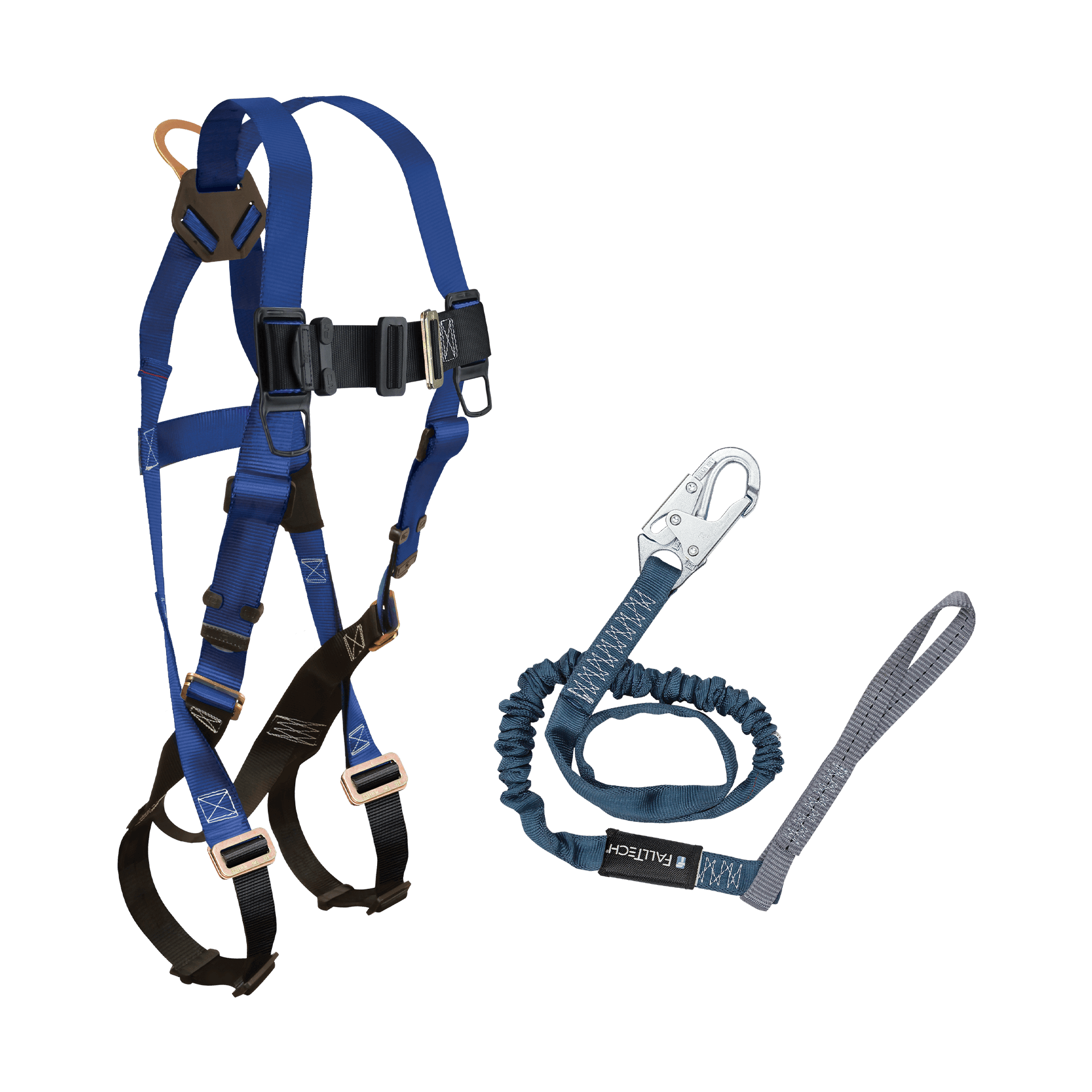 FallTech Harness and Lanyard 2-pc Combination 7015 with 8259L - CMB158259L