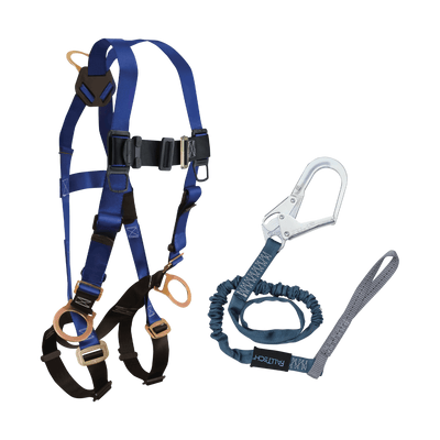 FallTech Harness and Lanyard 2-pc Combination 7017 with 82593L - CMB172593L