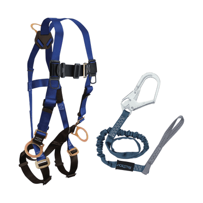 FallTech Harness and Lanyard 2-pc Combination 7017 with 82593L - CMB172593L