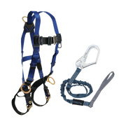 FallTech Harness and Lanyard 2-pc Combination 7018 with 82593L - CMB182593L