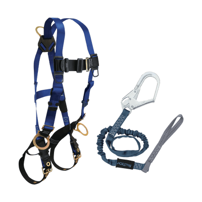 FallTech Harness and Lanyard 2-pc Combination 7018 with 82593L - CMB182593L