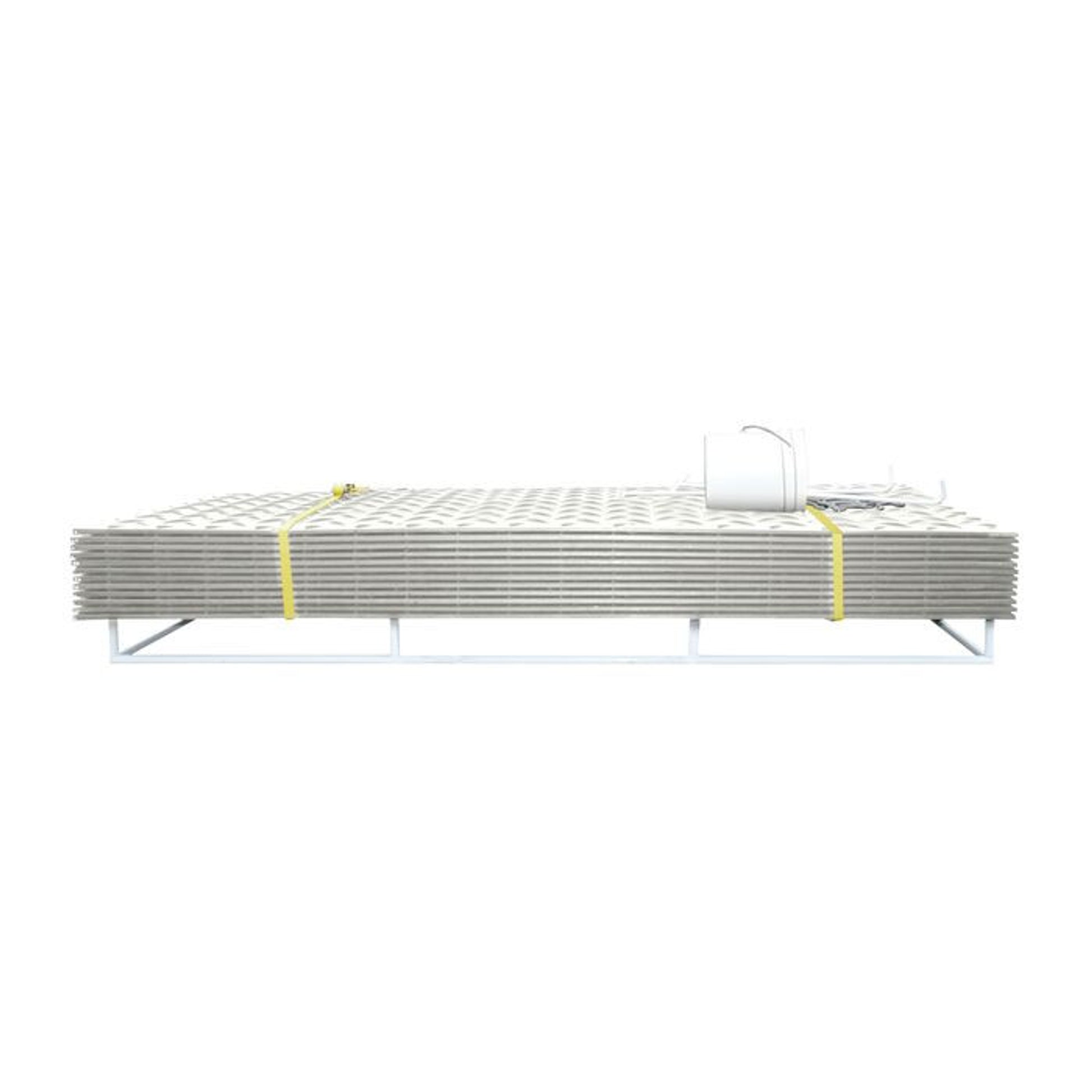Ground Protection - AlturnaMat - Mat-Pak - (12) 3' X 8' Mats - One Side Smooth - Clear - W/ Acc - 120T - CMCP3S1