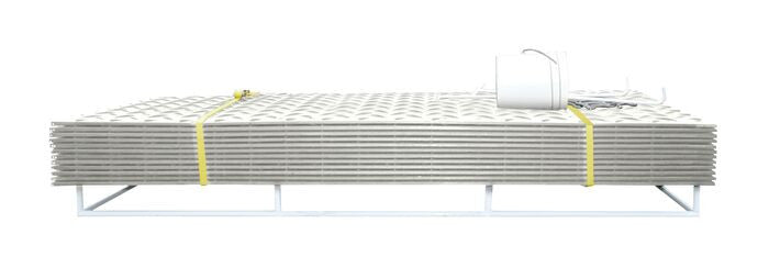 Ground Protection - AlturnaMat - Mat-Pak - (12) 3' X 8' Mats - One Side Smooth - Clear - W/ Acc - 120T - CMCP3S1