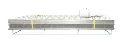 Ground Protection - AlturnaMat - Mat-Pak - (12) 4'X8' Mats - One Side Smooth - Clear - W/ Acc & Hand Holes - 120T - CMCP4S1HH8