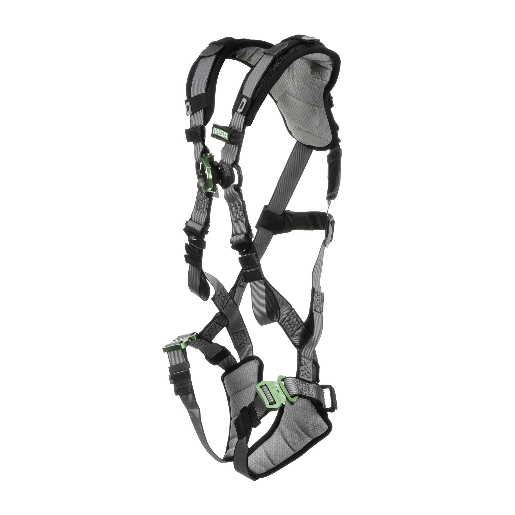 MSA V-FIT Harness w/Back D-Ring - Quick-Connect Leg Straps - Shoulder & Leg Padding - Standard - 10194945