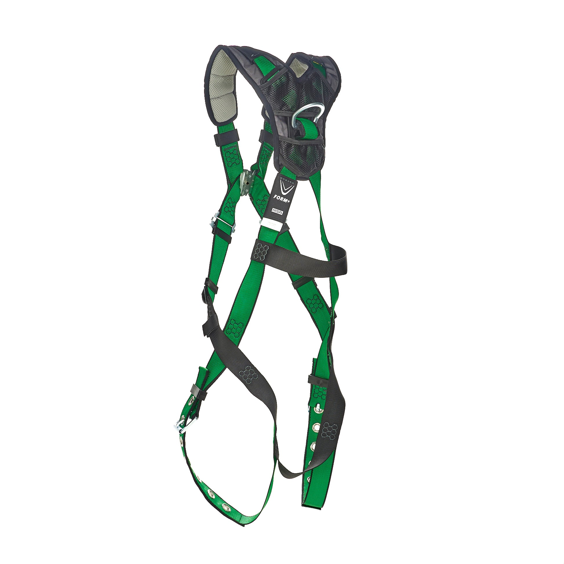 MSA V-FORM+ Harness w/Back D-Ring - Tongue Buckle Leg Straps - Standard - 10205845