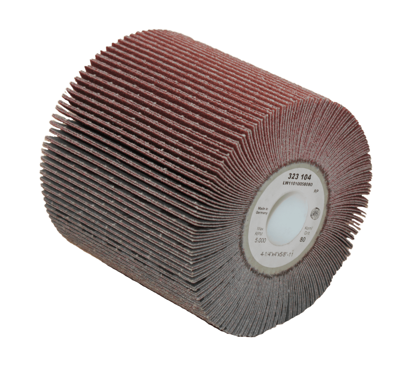 Aargo 4in x 4.25 flap wheel 5/8-11 60 grit - 572061