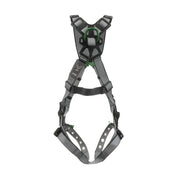 MSA V-FIT Harness w/Back D-Ring - Tongue Buckle Leg Straps - Extra Large - 10195093