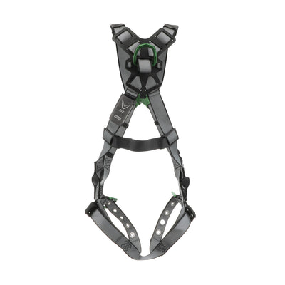 MSA V-FIT Harness w/Back D-Ring - Tongue Buckle Leg Straps - Extra Large - 10195093