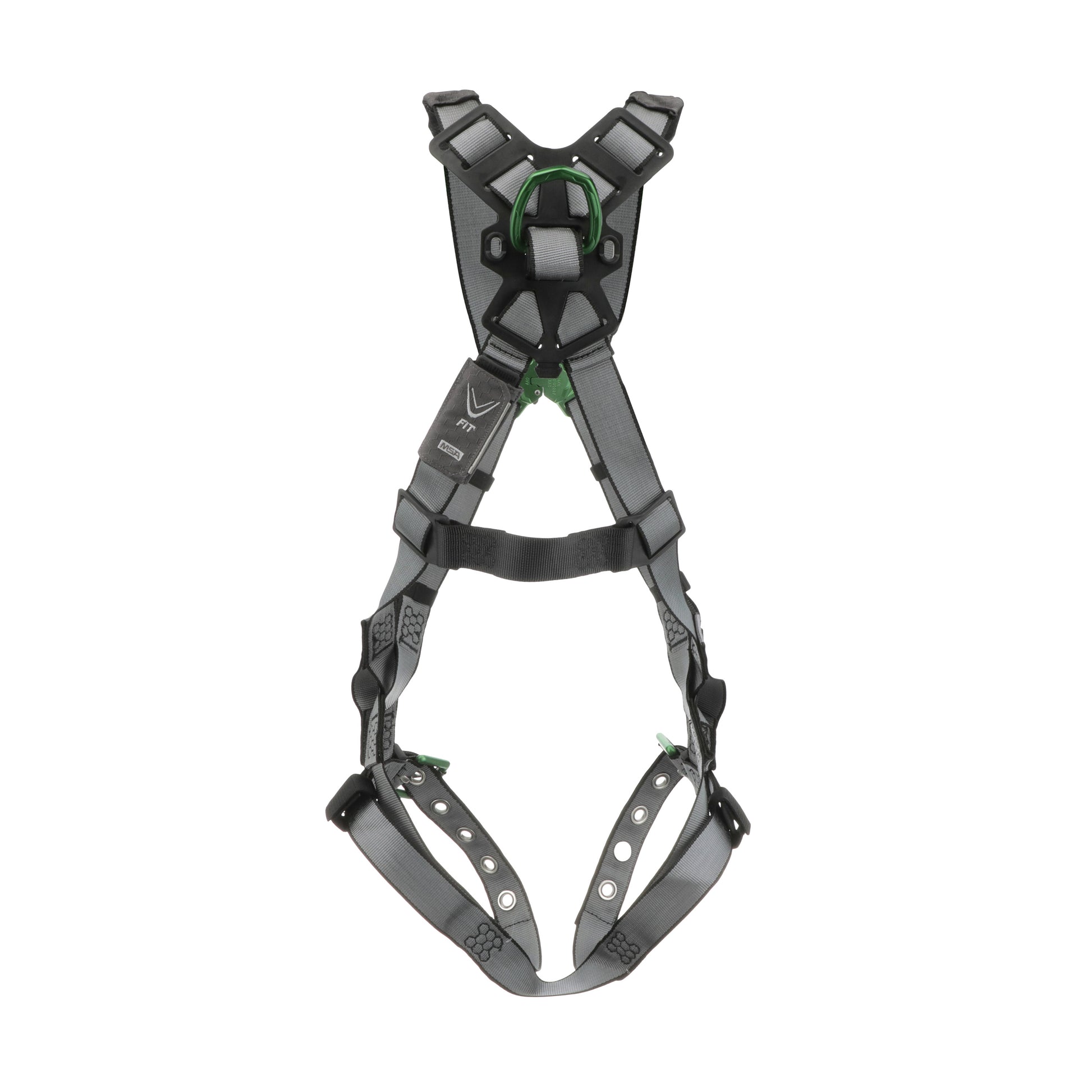MSA V-FIT Harness w/Back D-Ring - Tongue Buckle Leg Straps - Standard - 10195092