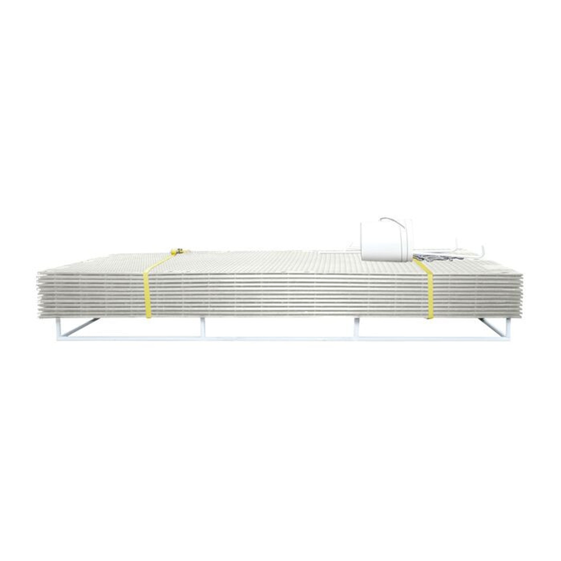 Ground Protection - VersaMAT - Mat-Pak - (12) 3' X 8' Mats - Clear - W/ Acc & Hand Holes - 120 Ton Load - CVCP3HH8