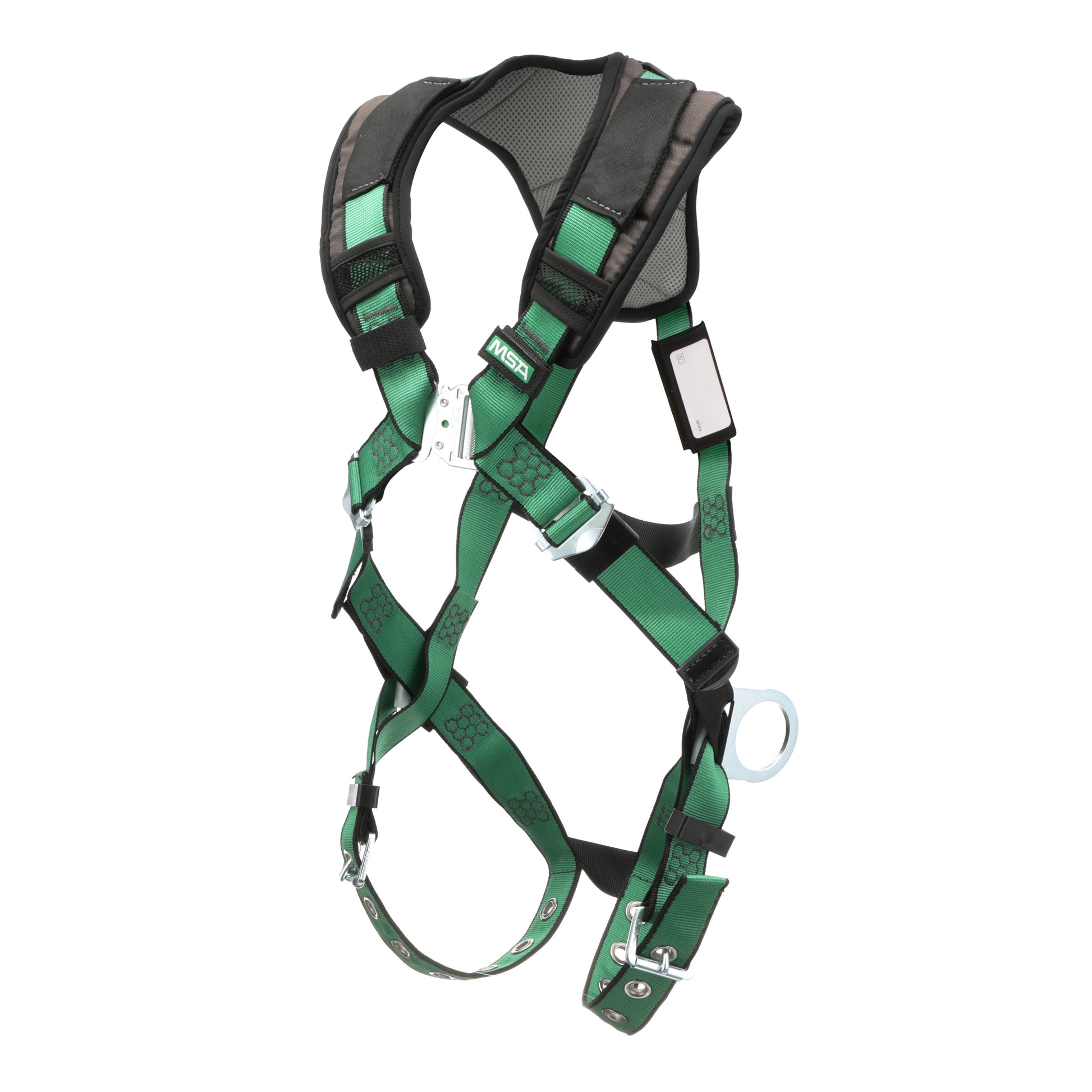 MSA V-FORM+ Harness w/Back & Side D-Rings - Tongue Buckle Leg Straps - Extra Small - 10206088