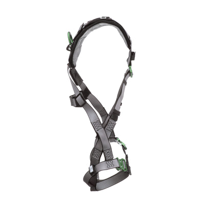 MSA V-FIT Harness w/Back D-Ring - Quick-Connect Leg Straps - Shoulder Padding - Extra Large - 10194671