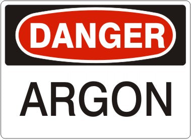 ARGON - DANGER SIGN