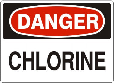CHLORINE - DANGER SIGN