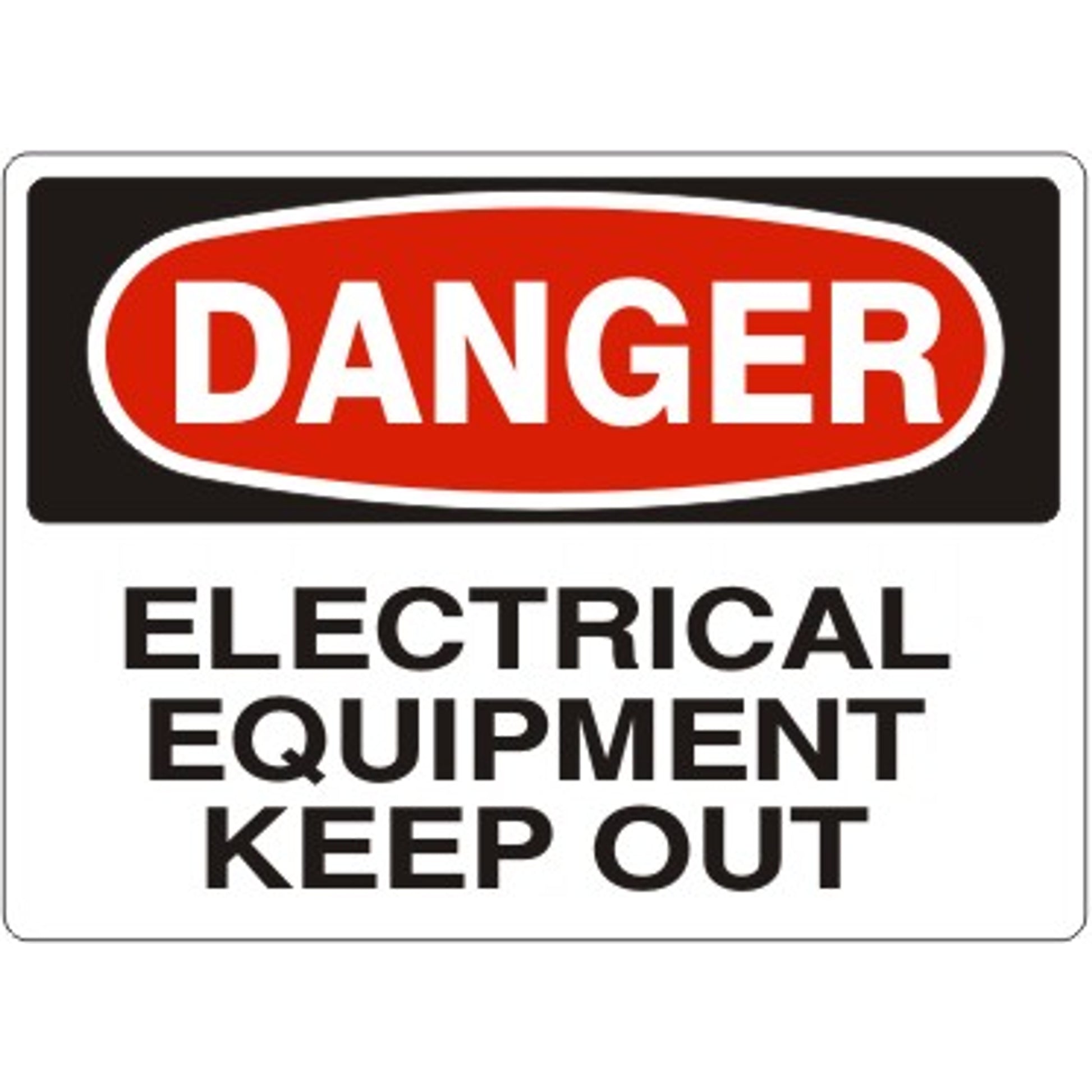 ELECTRICAL EQUIPMENT KEEP OUT - ELECTRICAL EQUIPMENT KEEP OUT, 10X14, Plastic (.040)
