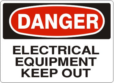 ELECTRICAL EQUIPMENT KEEP OUT
