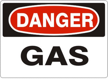 GAS - DANGER SIGN