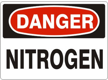 NITROGEN - DANGER SIGN