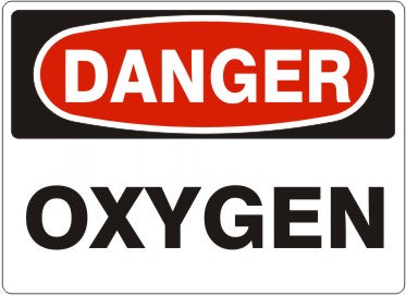 OXYGEN - DANGER SIGN