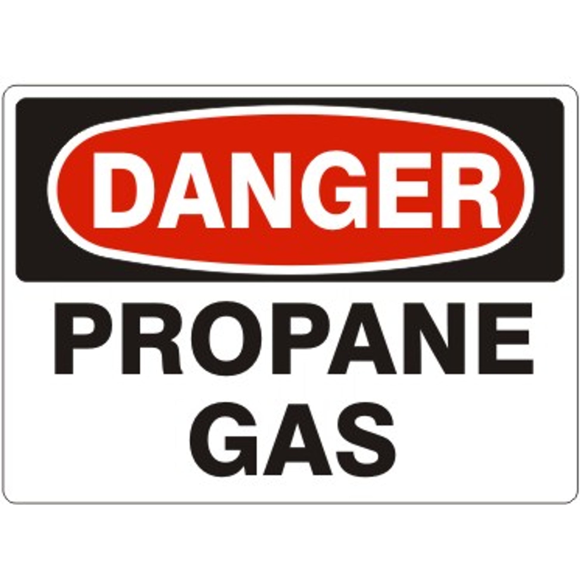 PROPANE GAS - DANGER SIGN - PROPANE GAS - DANGER SIGN, 14X20, Adhesive Vinyl