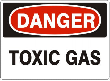 TOXIC GAS - DANGER SIGN