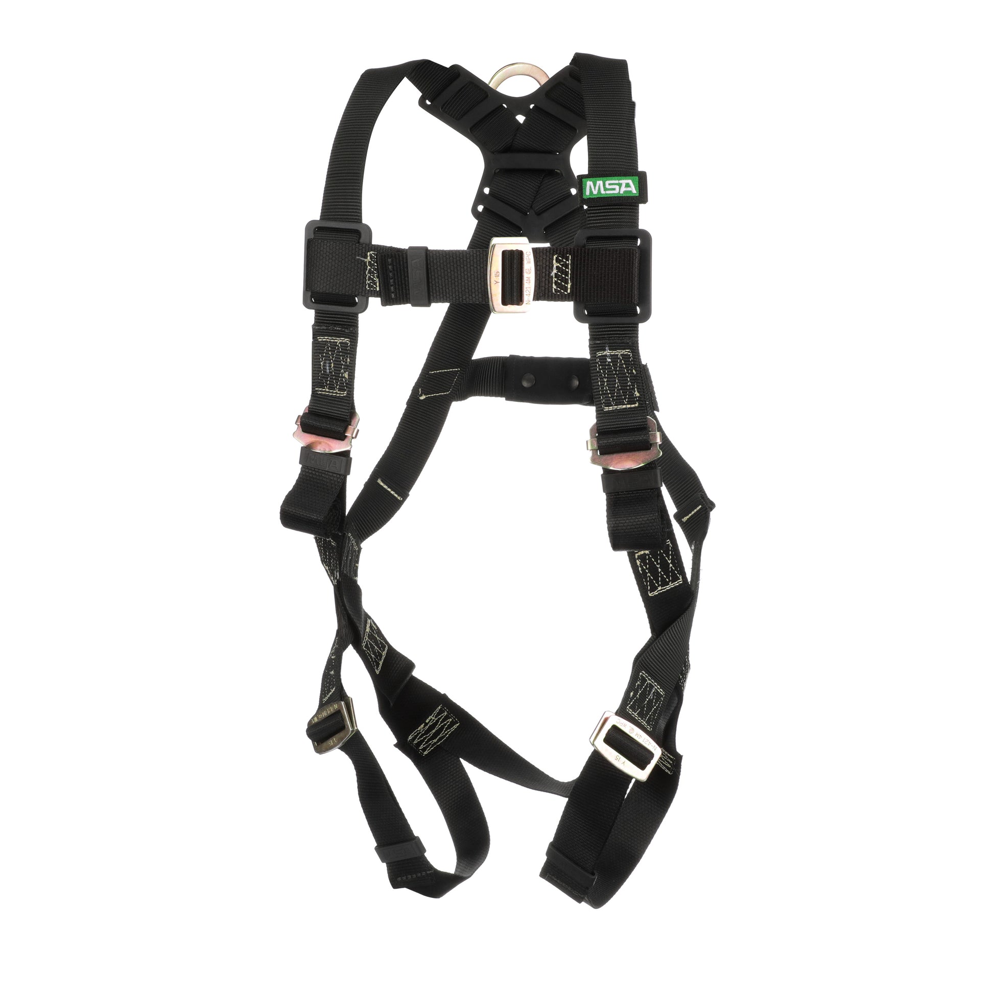 MSA Workman Arc Flash Vest-Style Harness w/Back D-Ring - Tongue Buckle leg straps - Standard (STD) - 10152637