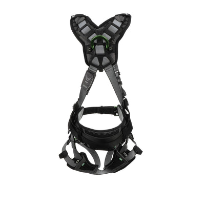 MSA V-FIT Construction Harness w/Back & Side D-Rings - Quick-Connect Leg Straps - Shoulder & Leg Padding - Extra Large - 10195166