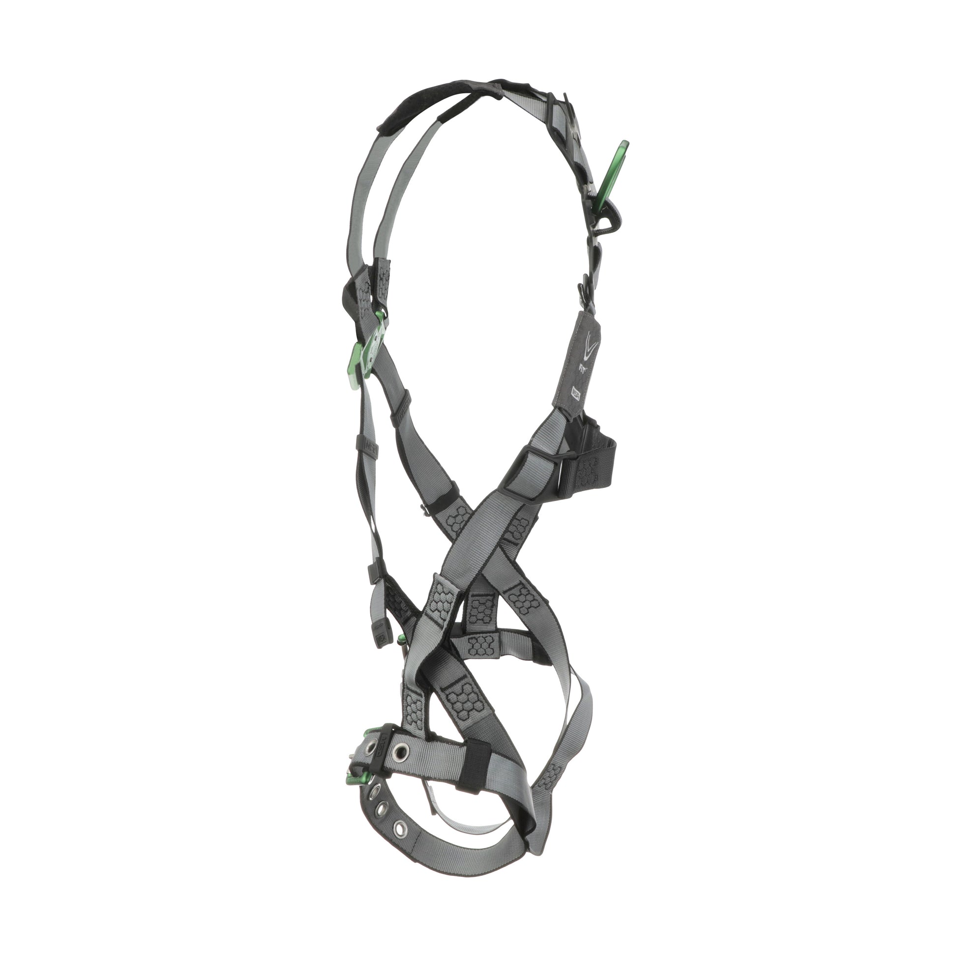 MSA V-FIT Harness w/Back D-Ring - Tongue Buckle Leg Straps - Standard - 10195092