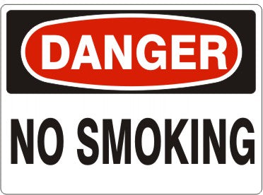 NO SMOKING - DANGER SIGN