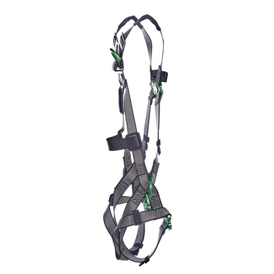MSA V-FIT Harness w/Back & Side D-Rings - Quick-Connect Leg Straps - Extra Small - 10195063