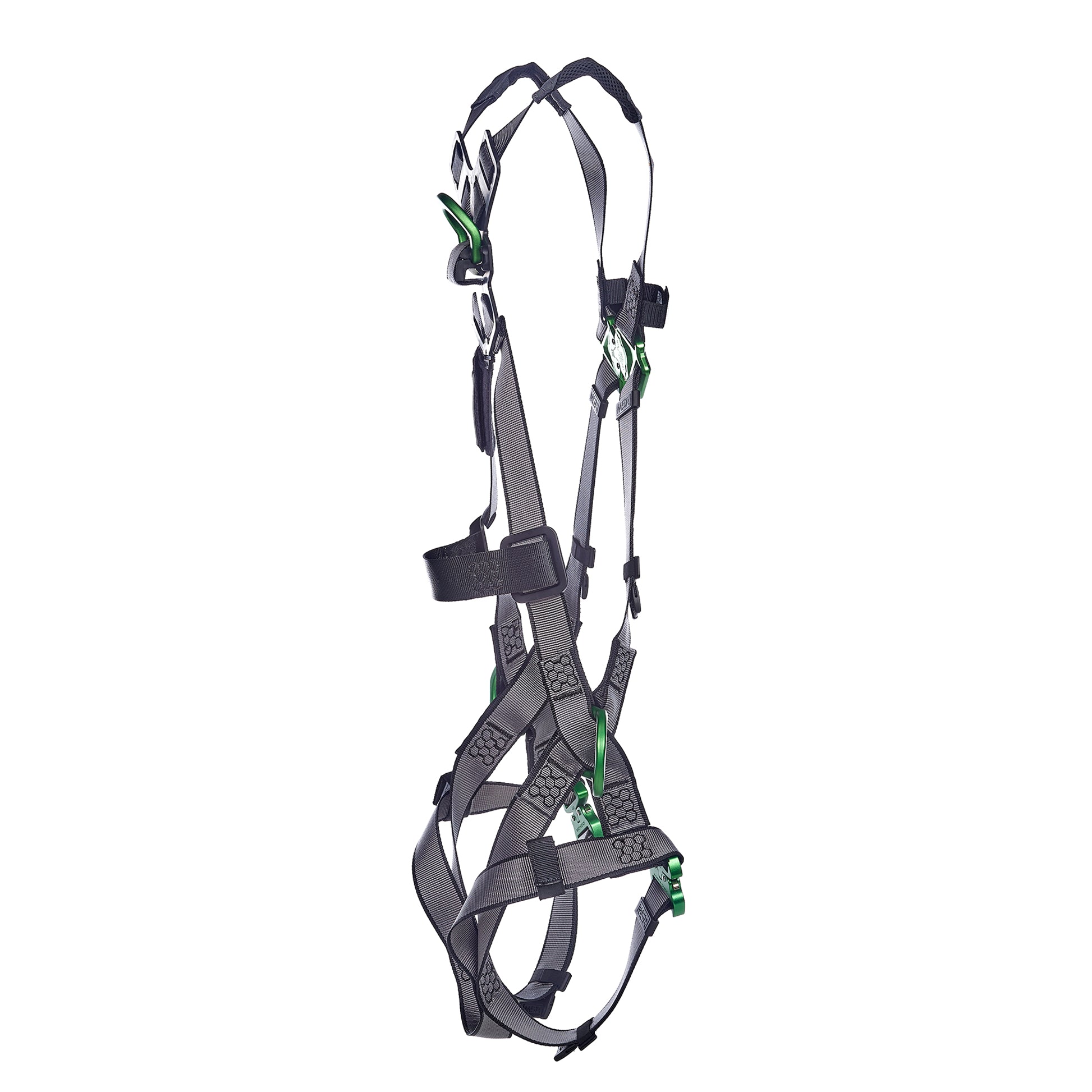 MSA V-FIT Harness w/Back & Side D-Rings - Quick-Connect Leg Straps - Extra Large - 10195066