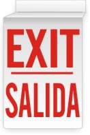 EXIT SALIDA PRINTED BOTH SIDES