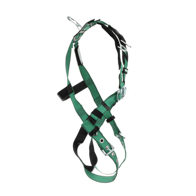 MSA V-FORM Harness w/Back & Shoulder D-Rings - Tongue Buckle Leg Straps - Extra Small - 10197218