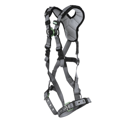 MSA V-FIT Harness w/Back D-Ring - Tongue Buckle Leg Straps - Shoulder & Leg Padding - Extra Small - 10194976