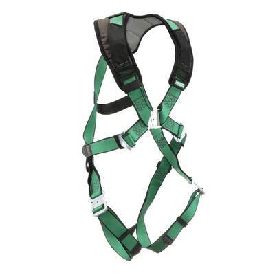 MSA V-FORM+ Harness w/Back D-Ring - Quick Connect Leg Straps - Super Extra Large - 10206103