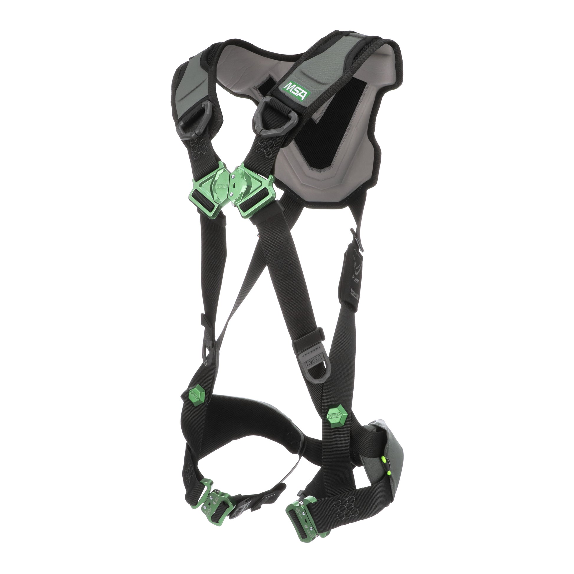 MSA V-FLEX Harness w/Back D-Ring - Quick Connect Leg Straps - Standard - 10239740