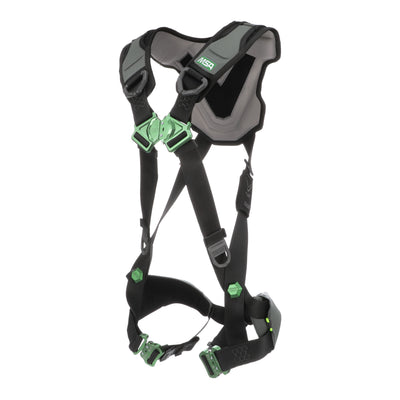 MSA V-FLEX Harness w/Back D-Ring - Quick Connect Leg Straps - Standard - 10239740