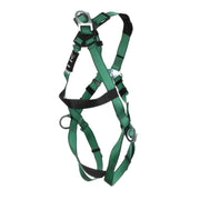 MSA V-FORM Harness w/Back & Side D-Rings - Qwik-Fit Leg Straps - Extra Small - 10197199