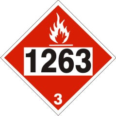 1263 PAINT - CLASS 3 PLACARD