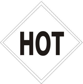 HOT - CLASS 9 PLACARD
