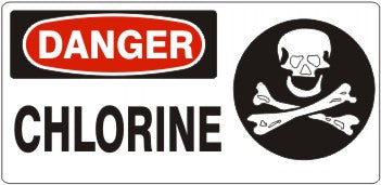 CHLORINE POSION PICTO - DANGER SIGN